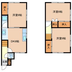 益生駅 徒歩22分 1階の物件間取画像